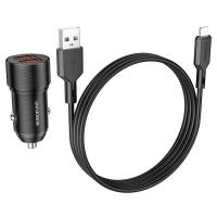 borofone-bz19-wisdom-dual-port-car-charger-set-usb-ltn-wire